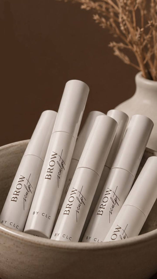 Brow Sculpt by CLC tubes in a ceramic bowl